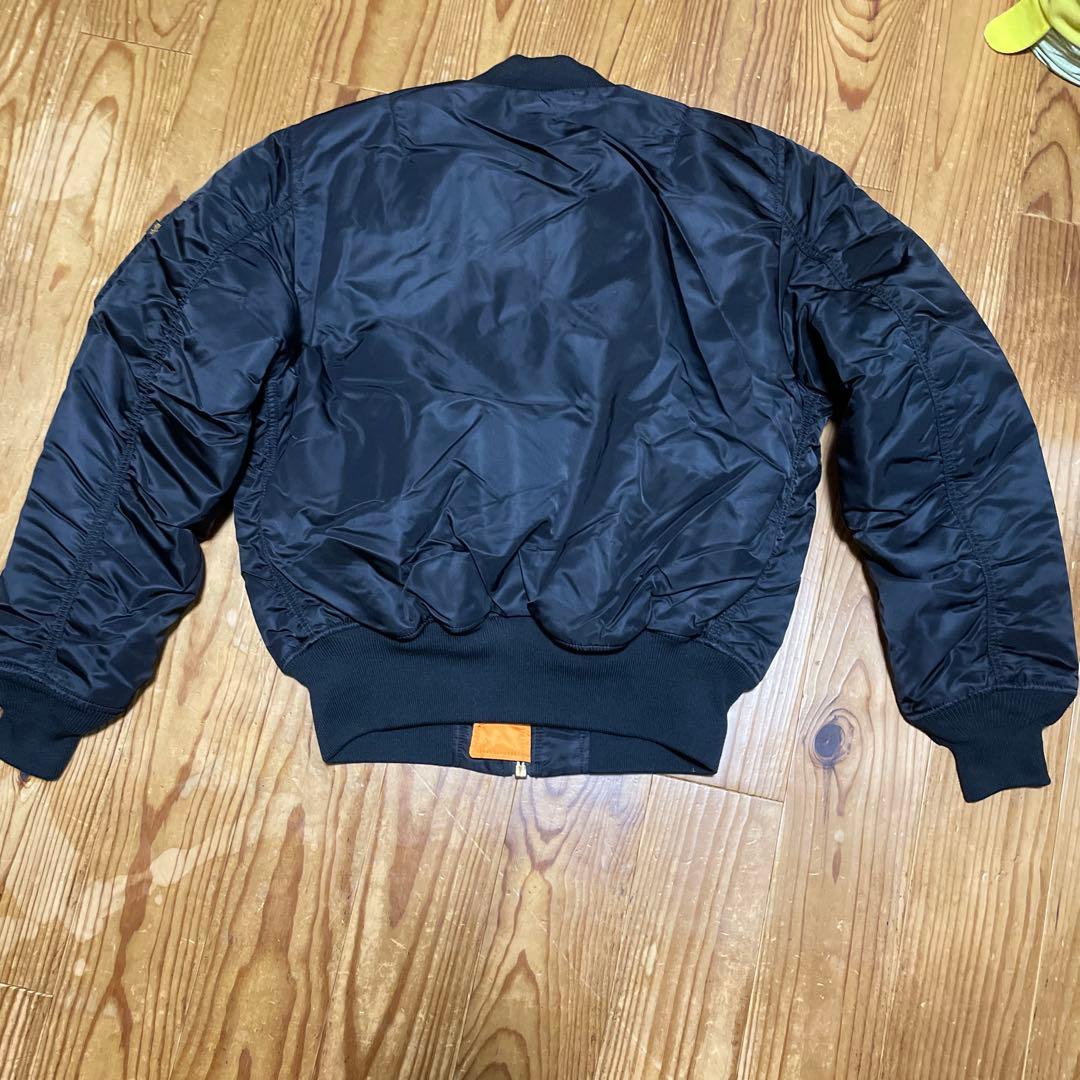 極美品　アルファインダストリーズ　ma-1 フライトジャケット　M ブラック