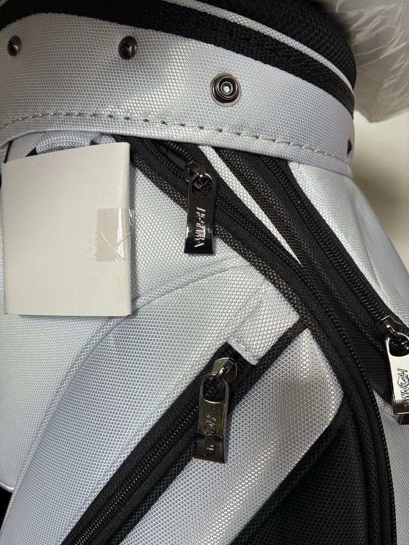 HONMA キャディバッグ ブラック/ホワイト