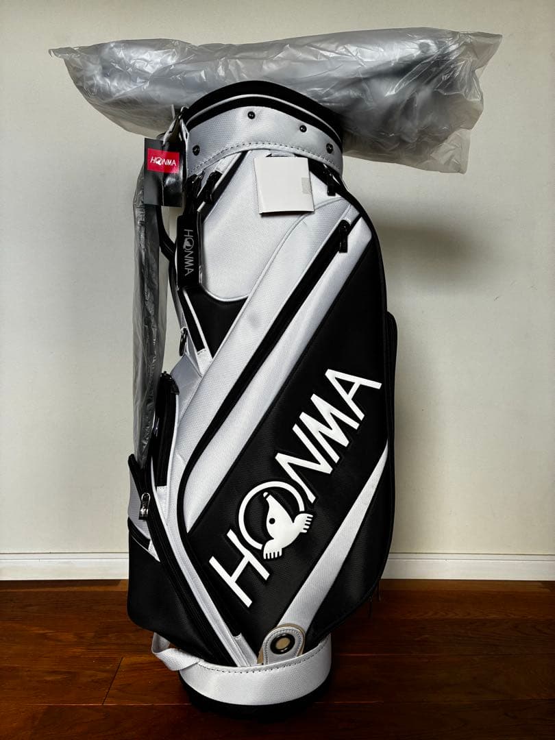 HONMA キャディバッグ ブラック/ホワイト