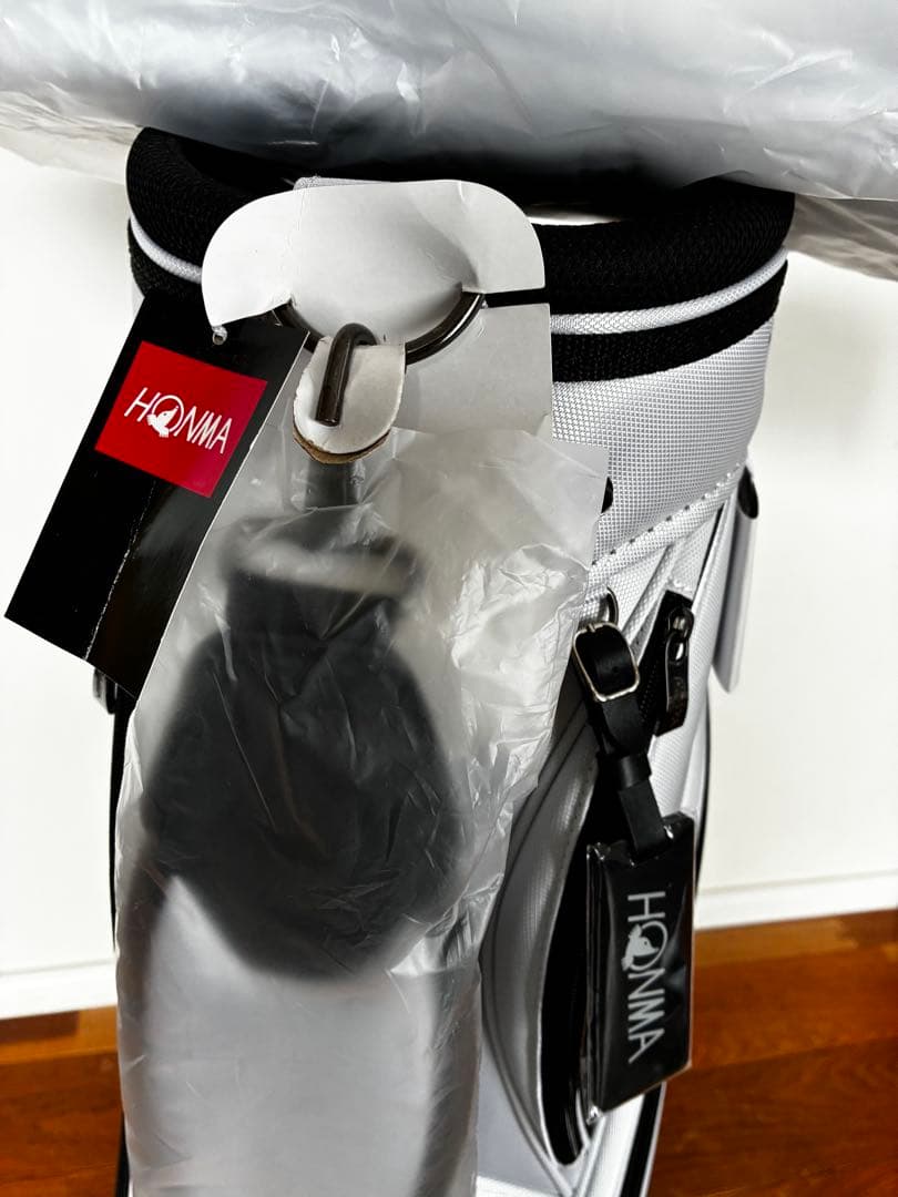 HONMA キャディバッグ ブラック/ホワイト