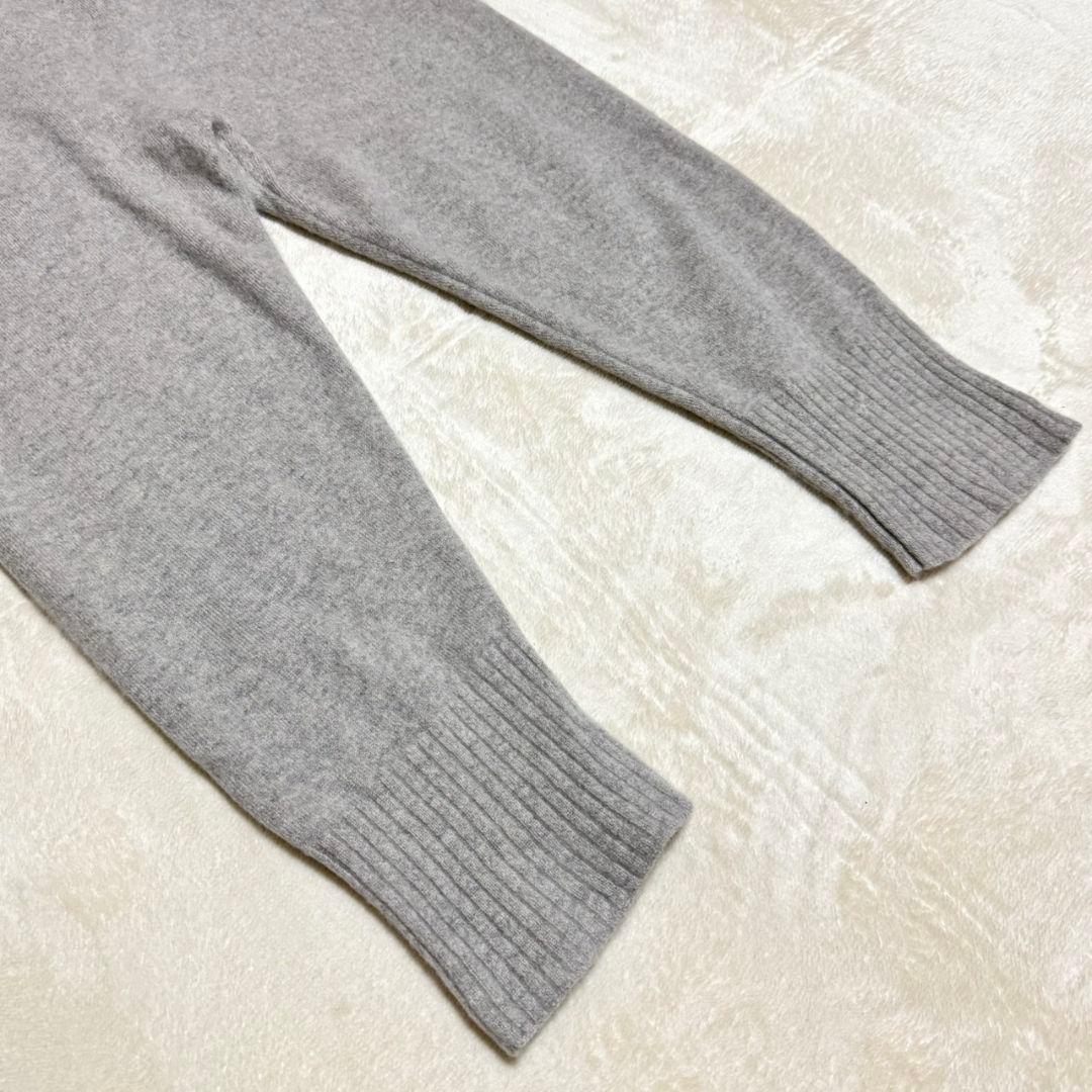 美品 evam eva カシミヤ100% ニットパンツ 近年モデル グレー