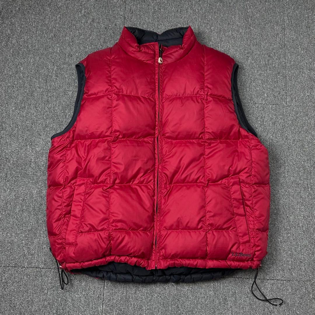 L.L.Bean リバーシブル グースダウン ダウンベスト エルエルビーン