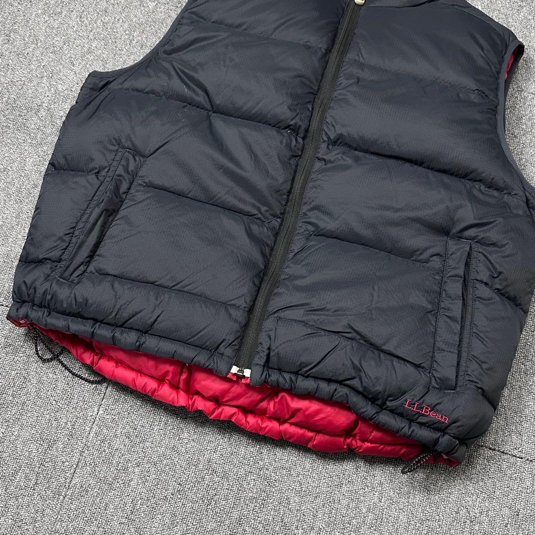 L.L.Bean リバーシブル グースダウン ダウンベスト エルエルビーン