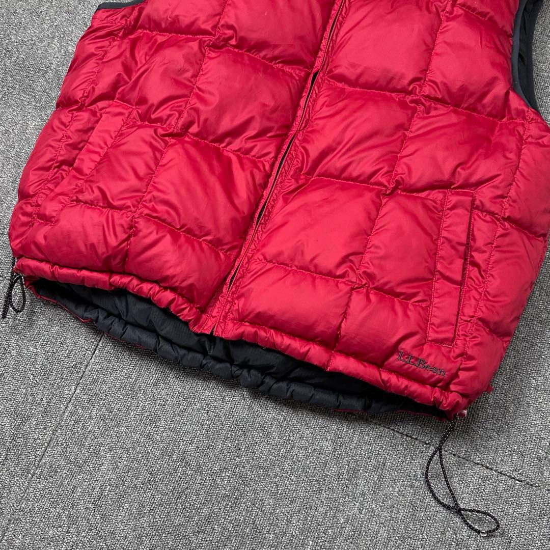 L.L.Bean リバーシブル グースダウン ダウンベスト エルエルビーン