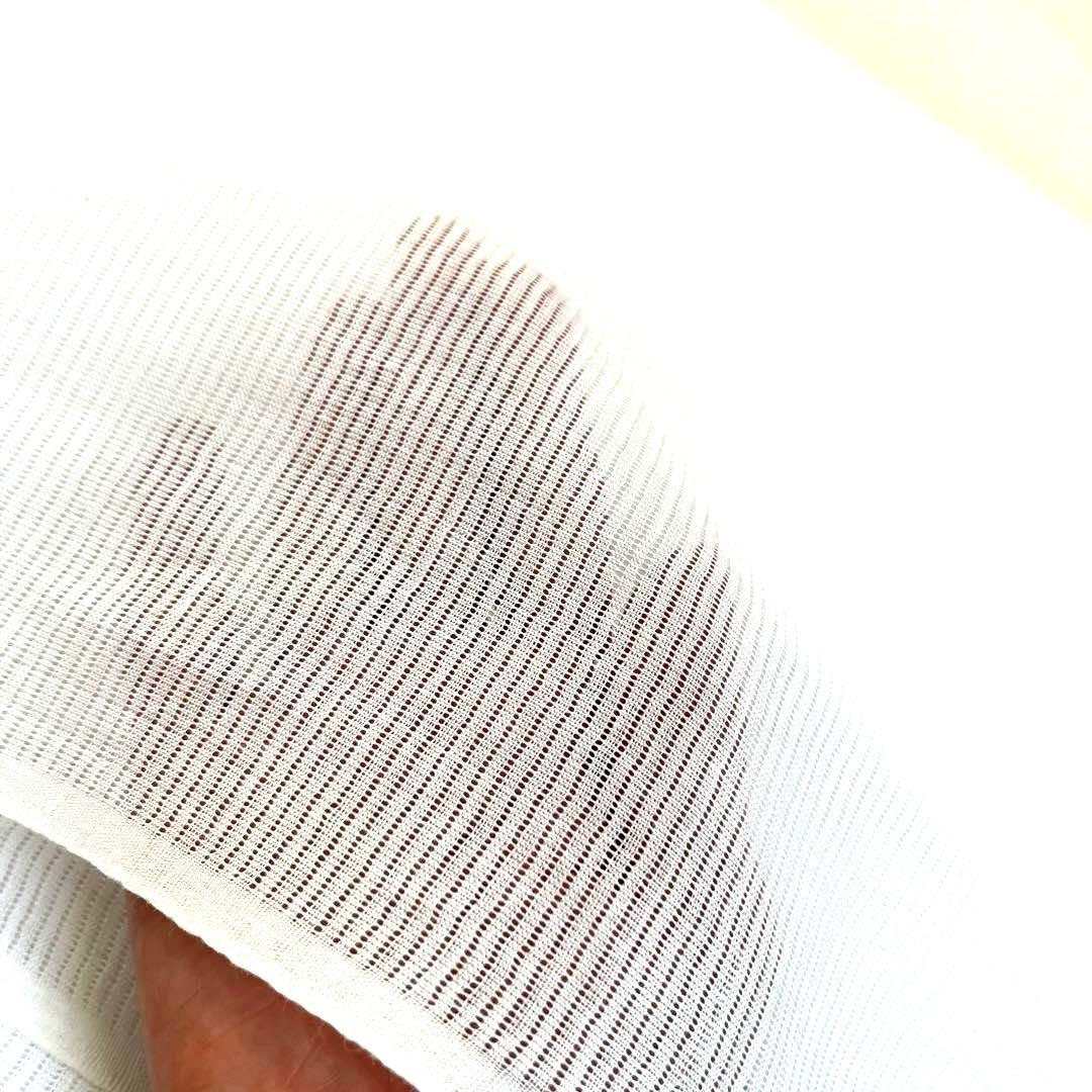 絽麻 夏長襦袢 単衣 洗える麻 呉服屋仕立て 未使用