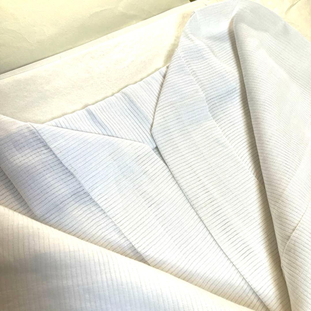 絽麻 夏長襦袢 単衣 洗える麻 呉服屋仕立て 未使用