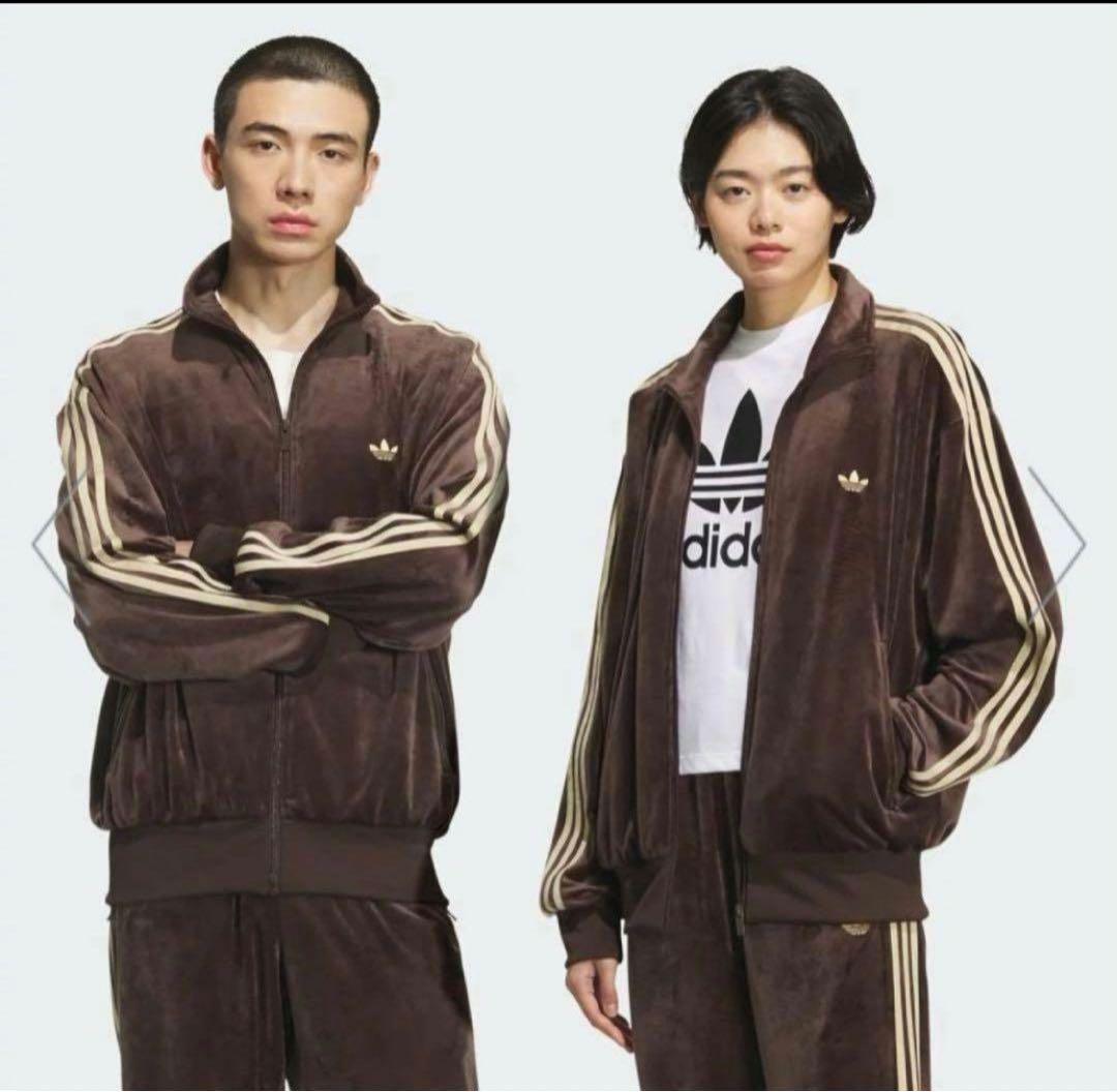 adidas ファイヤーバードトラックジャケット　ベロア originals L