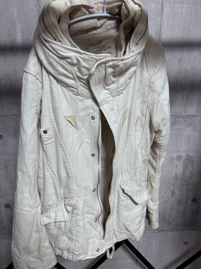 レア新宿ルミネ限定goaビックフード麻ミリタリージャケット➕今日限定値下げ中