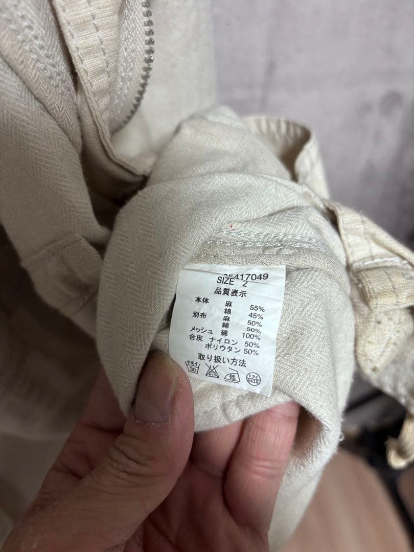 レア新宿ルミネ限定goaビックフード麻ミリタリージャケット➕今日限定値下げ中