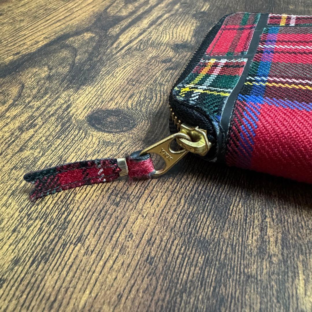 【美品】COMME des GARCONS コムデギャルソン 財布 チェック柄