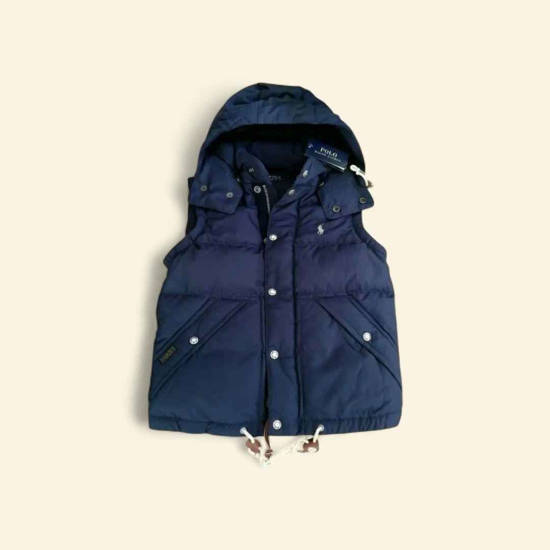 ポロ　ラルフローレン　Ralph Lauren フード付き　ダウンベスト