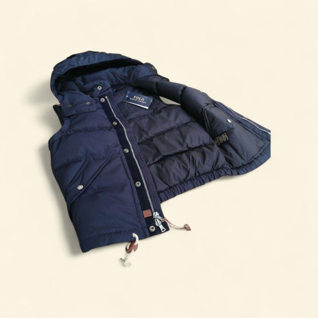 ポロ　ラルフローレン　Ralph Lauren フード付き　ダウンベスト