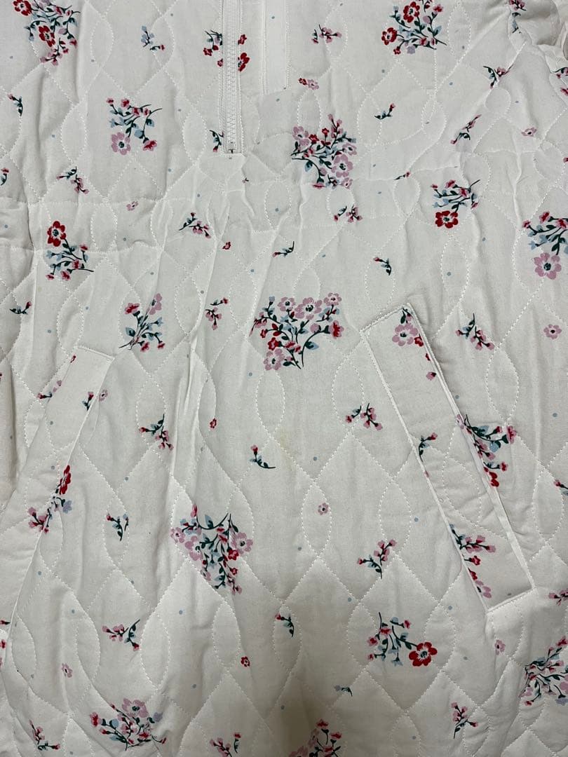 NamotaHOLIDAY フラワーキルティングアノラックベビードレス