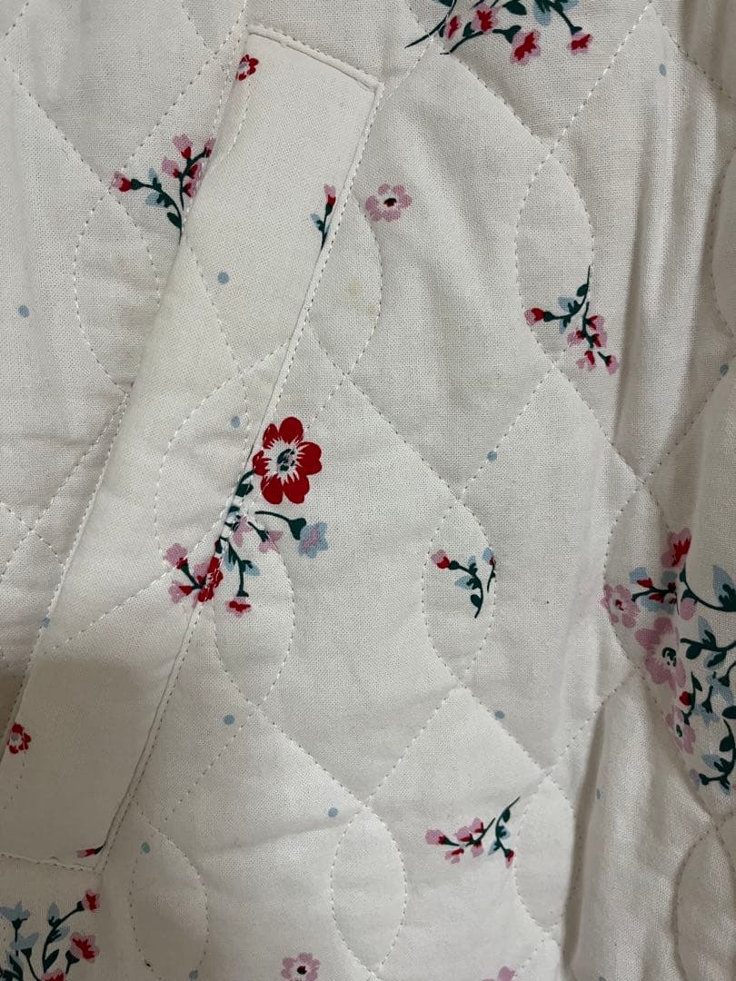 NamotaHOLIDAY フラワーキルティングアノラックベビードレス