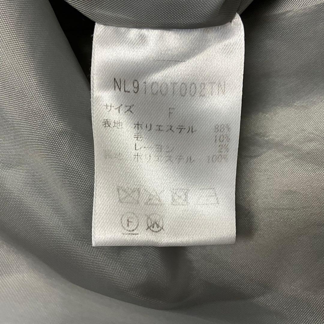 ナノユニバース ロングコート ライトグレー F 秋冬 きれいめ 大人上品 通勤