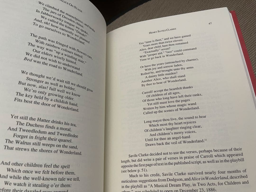 希少　Alice On Stage by Charles C. Lovett