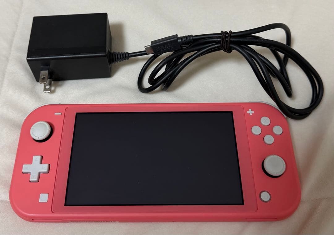 Nintendo Switch Lite ピンク(コーラル) 中古 本体 充電器