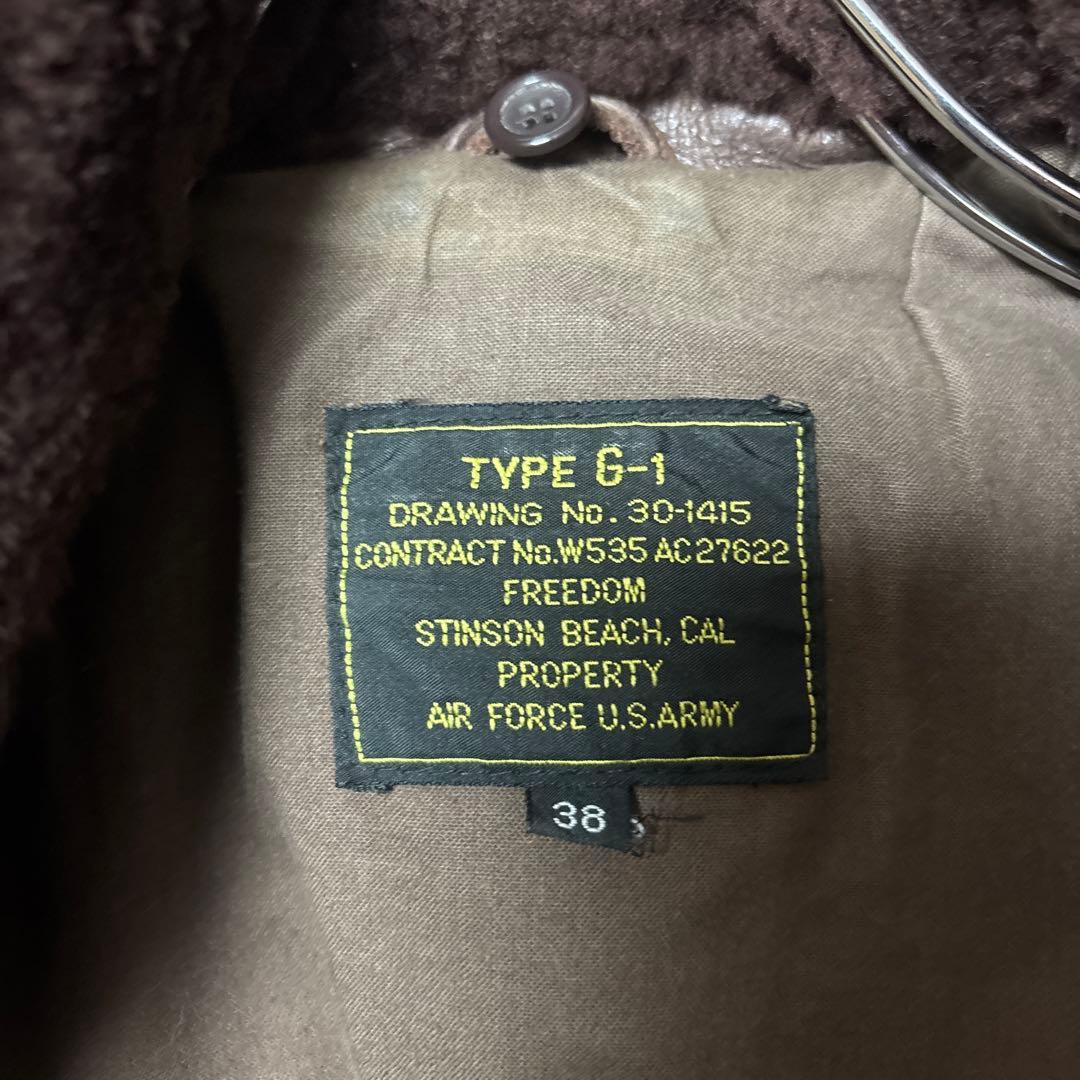 U.S.ARMYブラウンレザー G-1