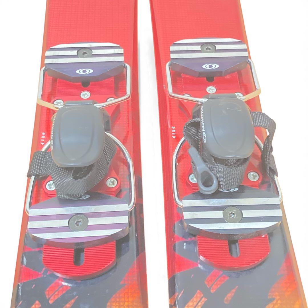 SBPRO ショートスキー ドラゴン柄 サロモン製ビンディング付