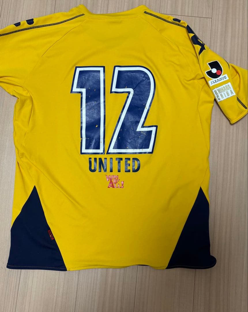ジェフ千葉　2008 ユニフォーム　12番　UNITED 奇跡のフクアリ