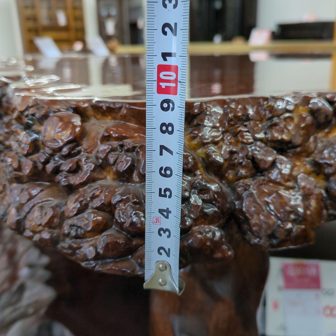 【Cartier LOVE様】未使用 送料込み かえで 無垢こぶ座卓ローテーブル