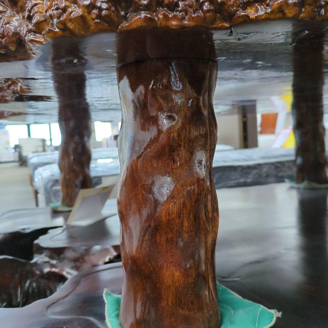 【Cartier LOVE様】未使用 送料込み かえで 無垢こぶ座卓ローテーブル