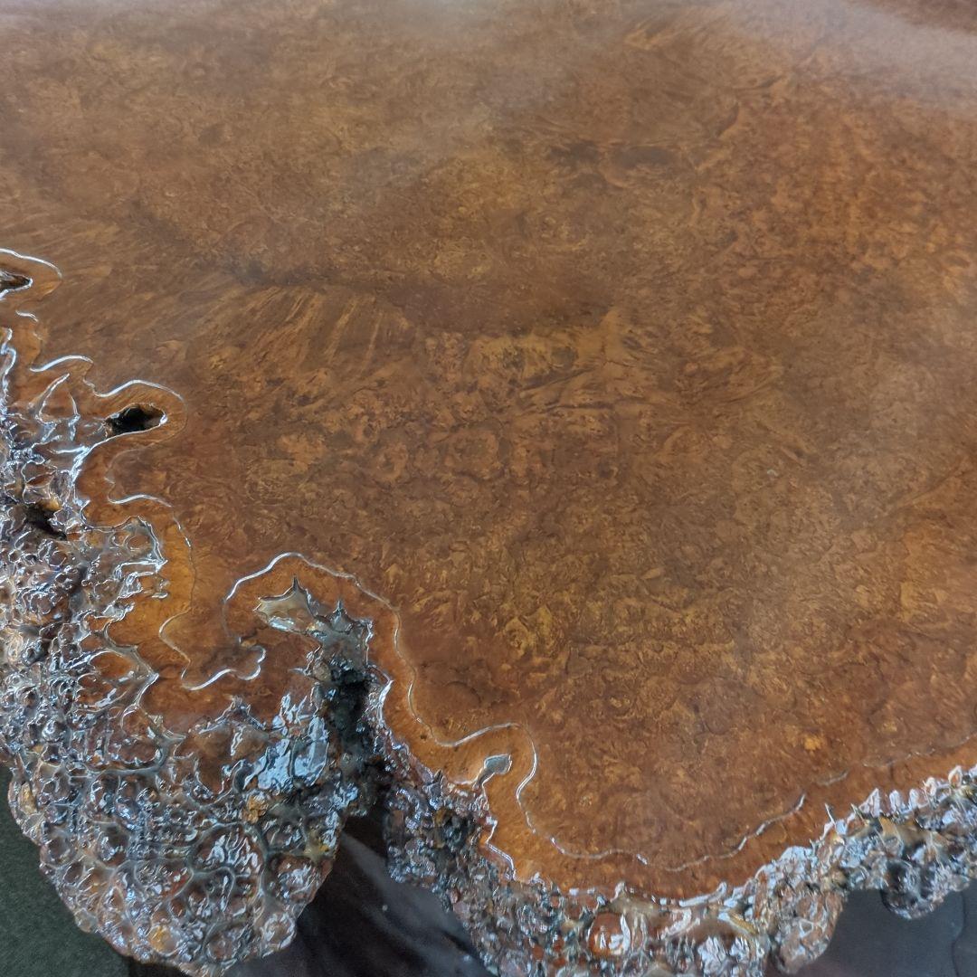 【Cartier LOVE様】未使用 送料込み かえで 無垢こぶ座卓ローテーブル