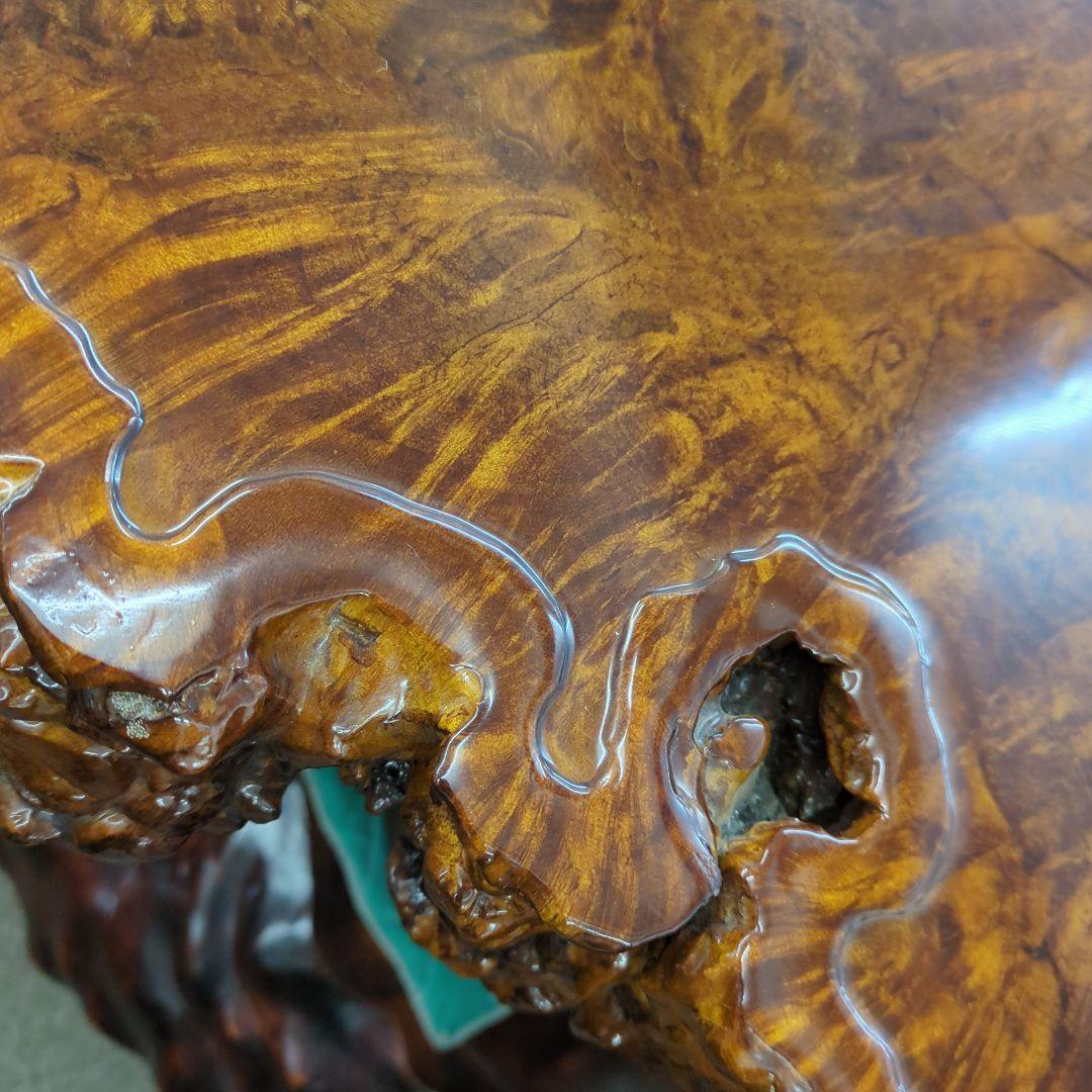 【Cartier LOVE様】未使用 送料込み かえで 無垢こぶ座卓ローテーブル