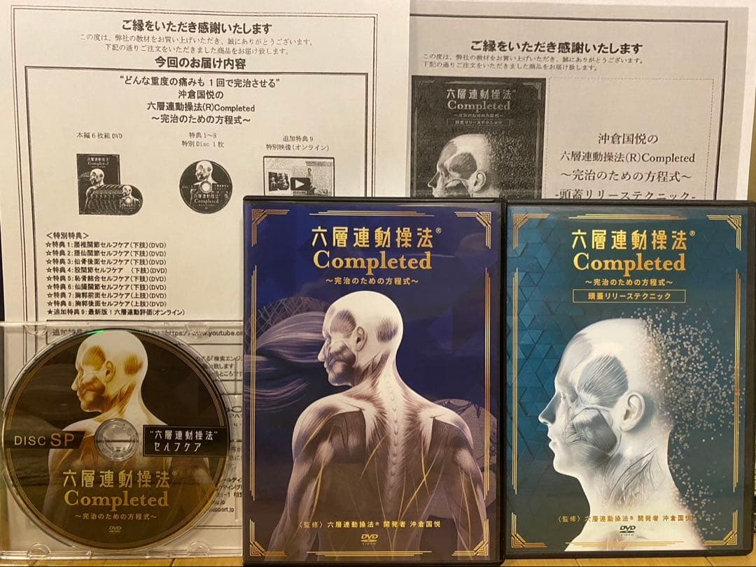 六層連動操法 Completed ～完治のための方程式～ 沖倉国悦8枚組DVD