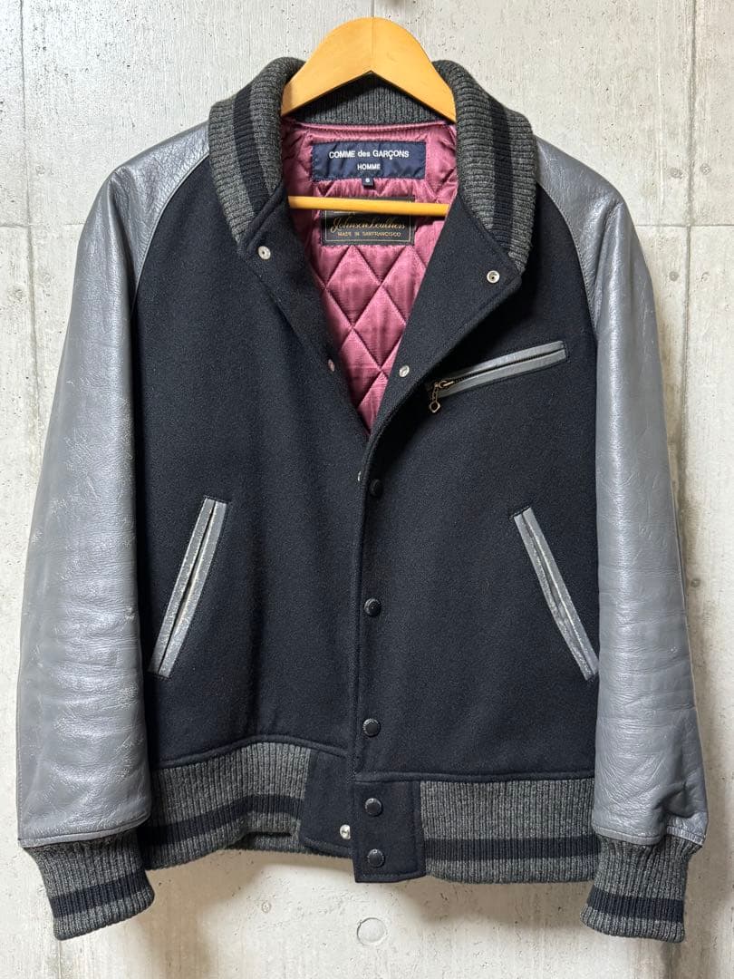 コムデギャルソンオム AD2013 ジョンソンレザースタジャン