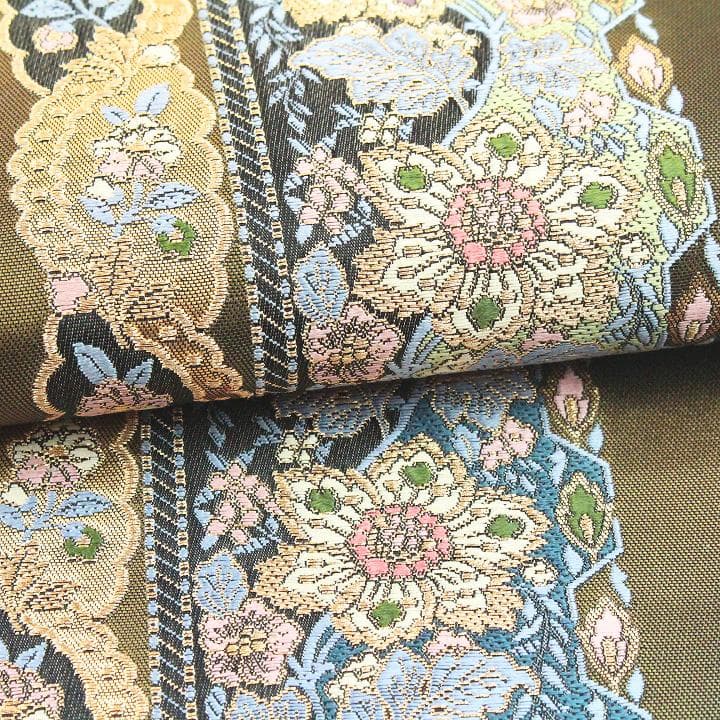 エレガントなフォーマルに…　ご結婚式・入学園式・パーティーにも　美品の袋帯です