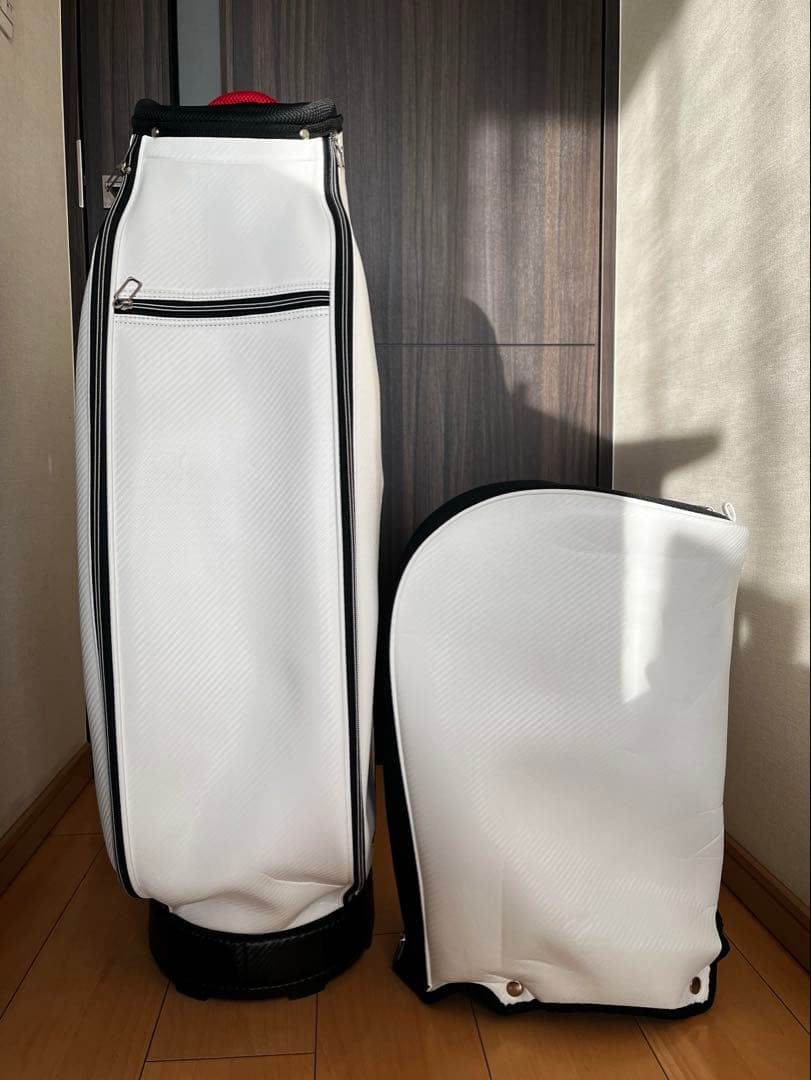展示品超美品adabat アダバット カートキャディバッグ　ホワイト　9型　軽量
