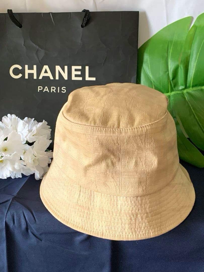 ✨CHANELバケットハット/beige brown size M✨最終格安特価