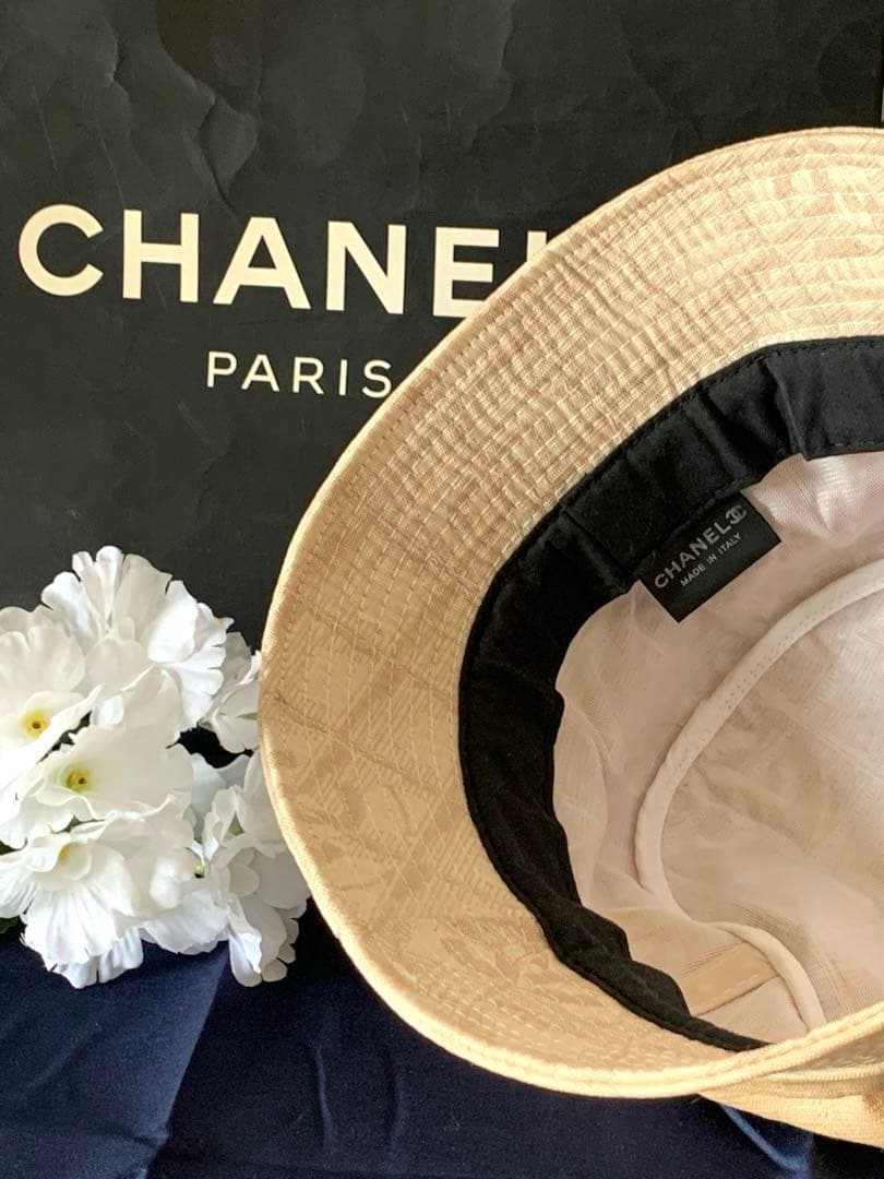 ✨CHANELバケットハット/beige brown size M✨最終格安特価