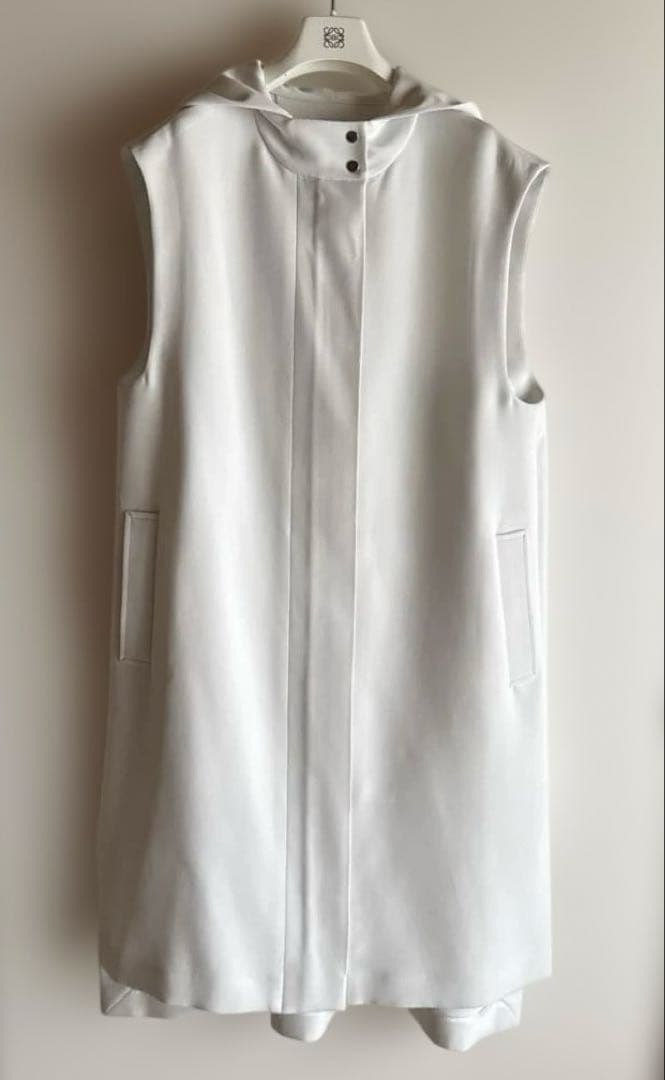 アドーア【ADORE】 トリプルクロスフードジレ ロングベスト