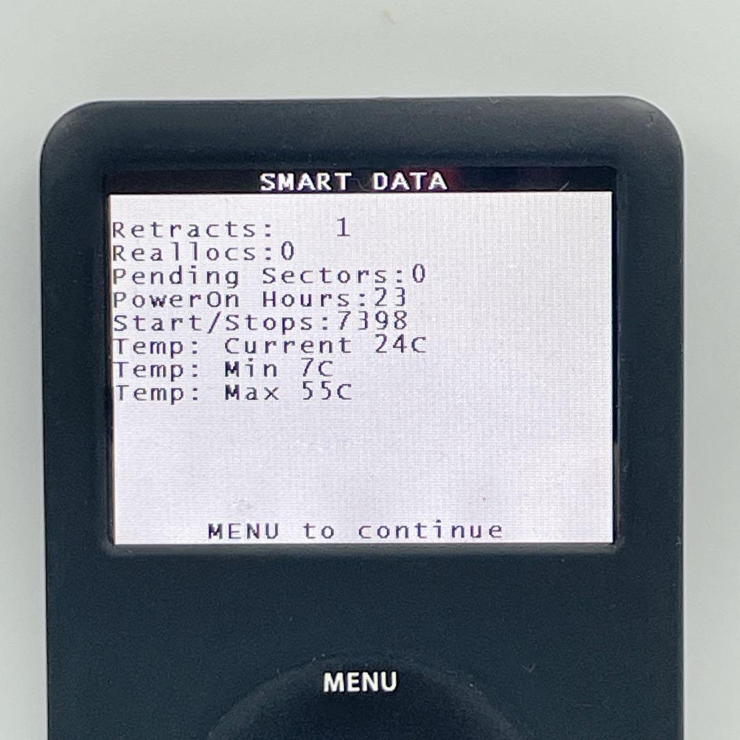 【美品】iPod classic 160GB MC297 最終型 使用時間23h