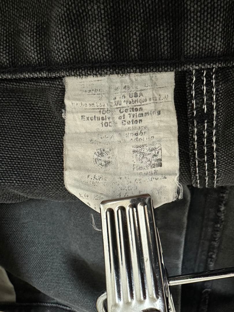 Carharttカーハートダブルニー デニム B01 BLK90s00sUSA製