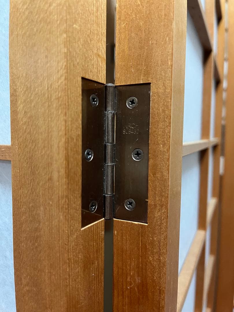 昭和レトロ衝立 和風衝立 4連 高さ150cm