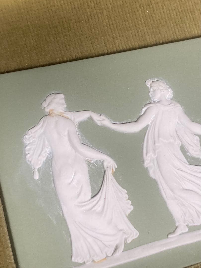 お値下げ↓WEDGEWOOD【ウェッジウッド】ジャスパー ダンシングアワー1 緑