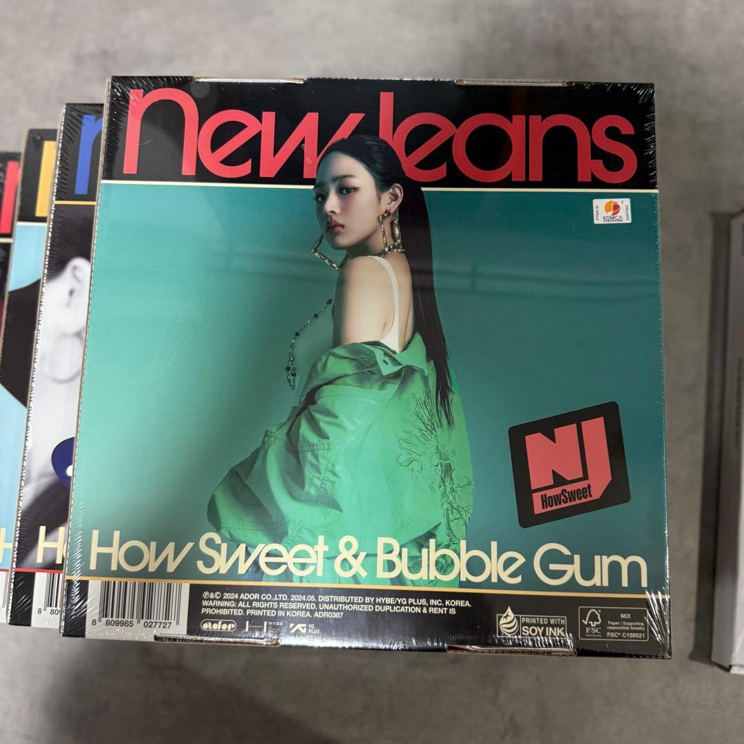 NewJeans How Sweet & Bubble Gum 全6形態セット