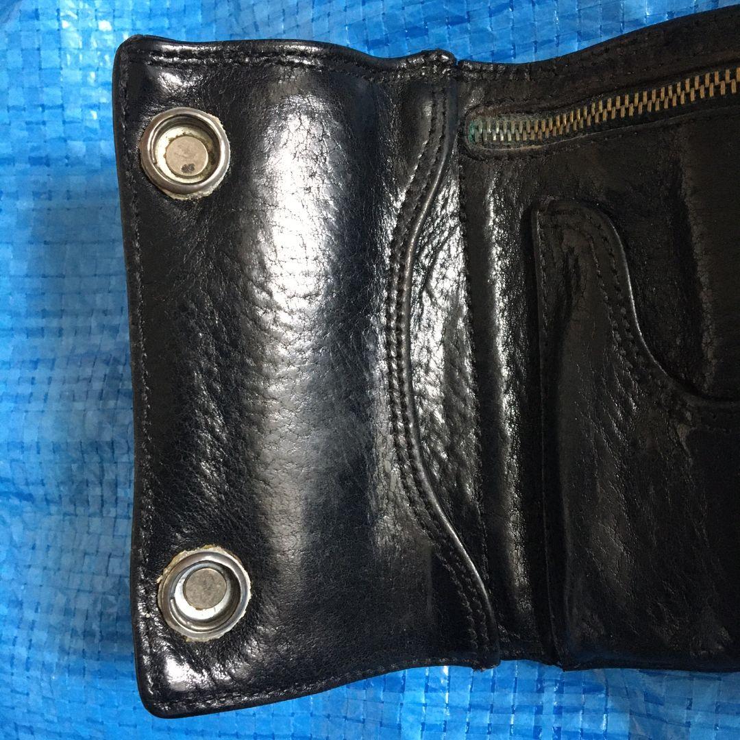 CHROME HEARTS 3フォールド　 ウォレット　 レザー