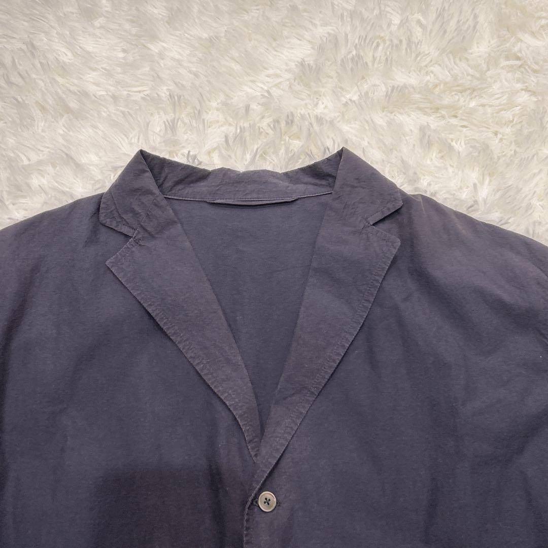 COMOLI コモリ コットン 綿 テーラードジャケット ネイビー 1 日本製