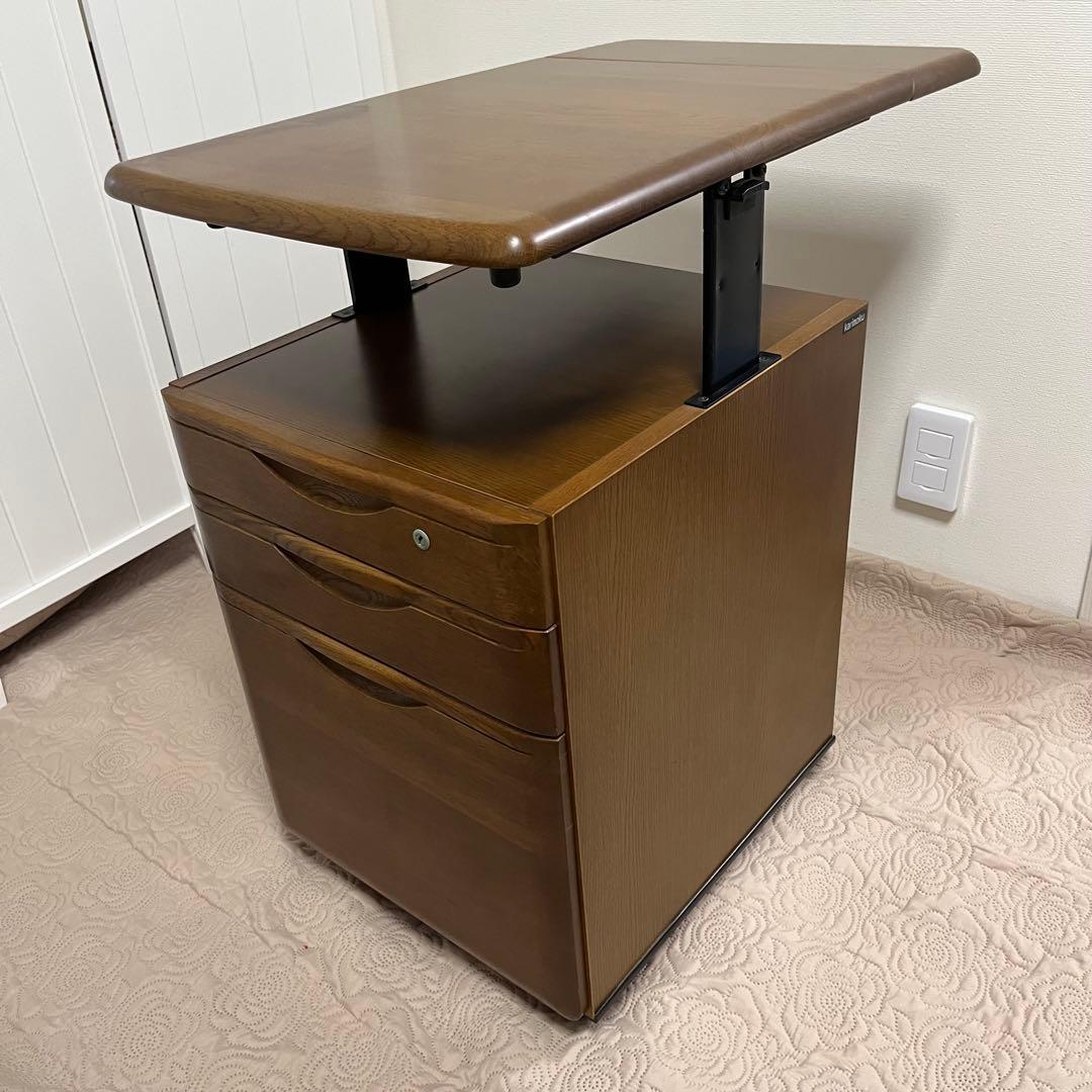■専用ページ■カリモク デスクワゴン 袖机 S9079 天然木 サイドテーブル
