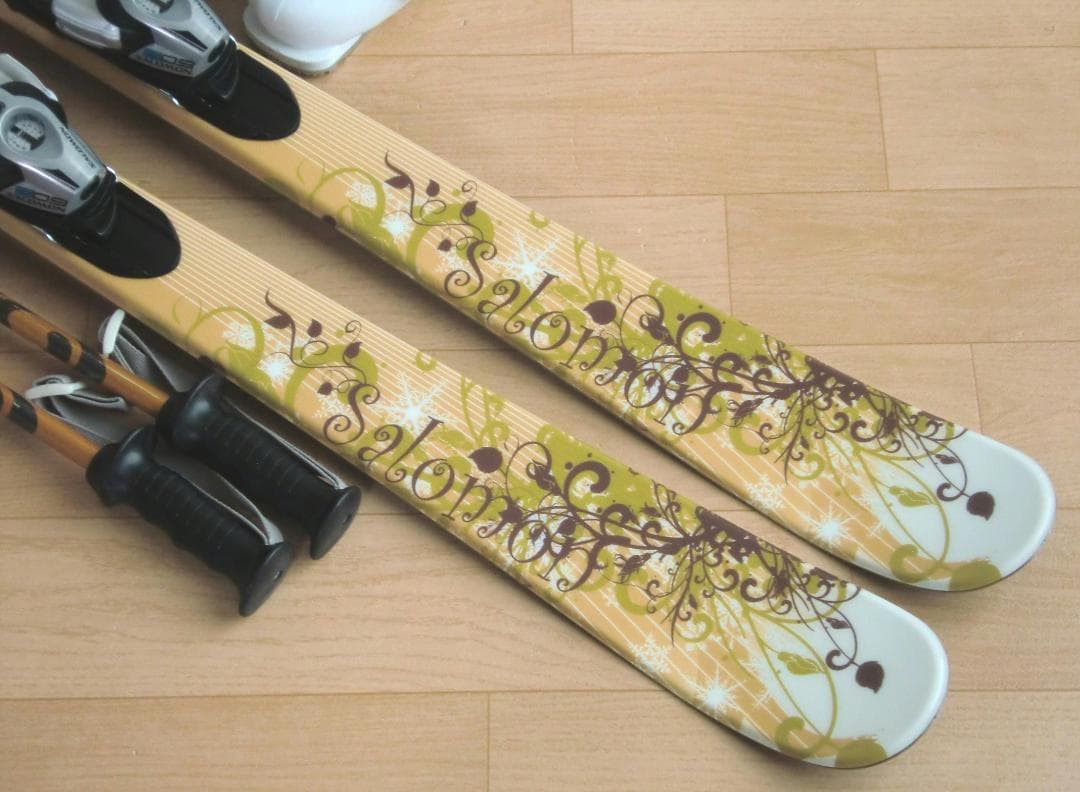 ■■12月・1月限定■送料無料■サロモン■女性用スキーセット■140/23.5■