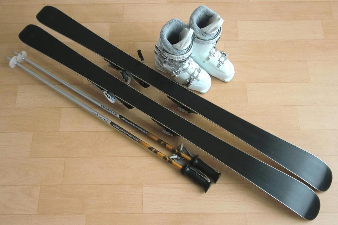 ■■12月・1月限定■送料無料■サロモン■女性用スキーセット■140/23.5■