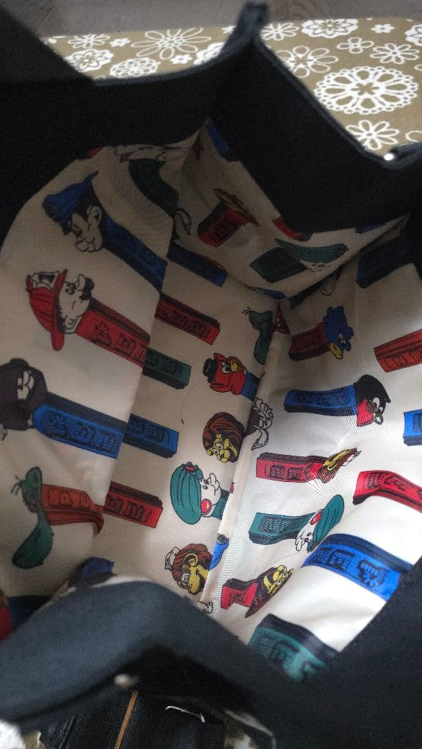 【27日迄出品】PES×ear トートバッグ 黒 キャンバス美品