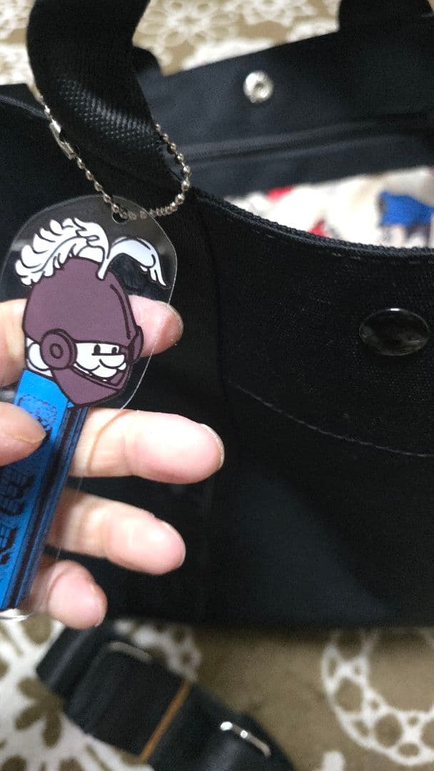 【27日迄出品】PES×ear トートバッグ 黒 キャンバス美品