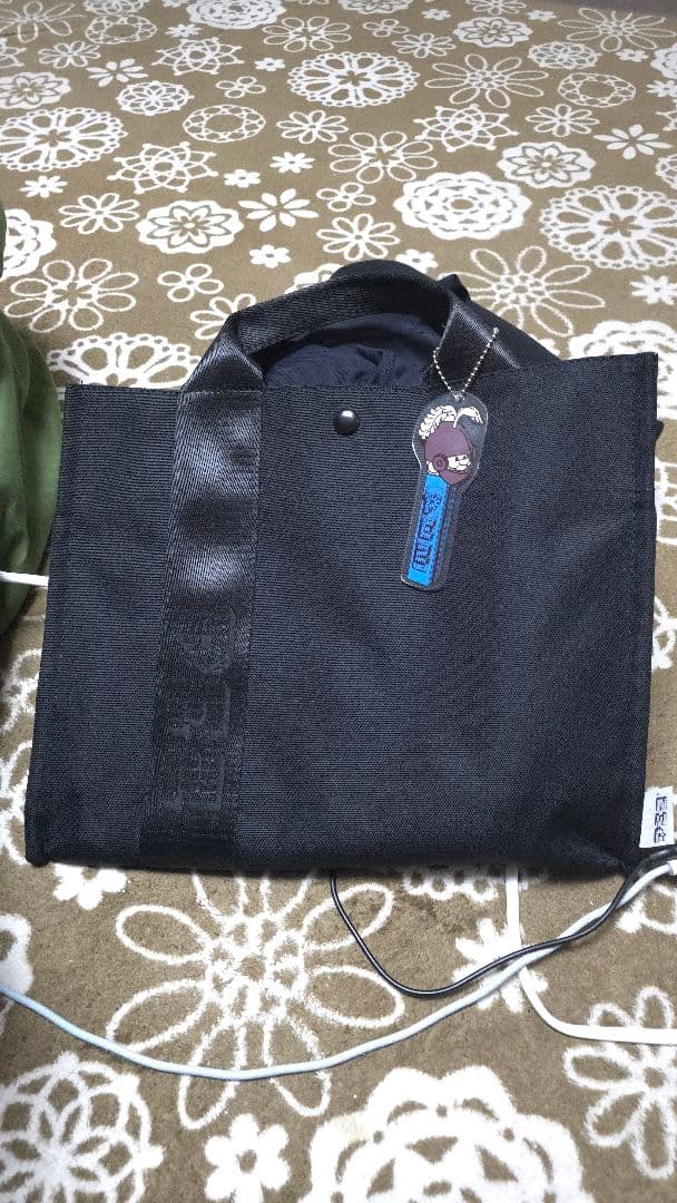 【27日迄出品】PES×ear トートバッグ 黒 キャンバス美品