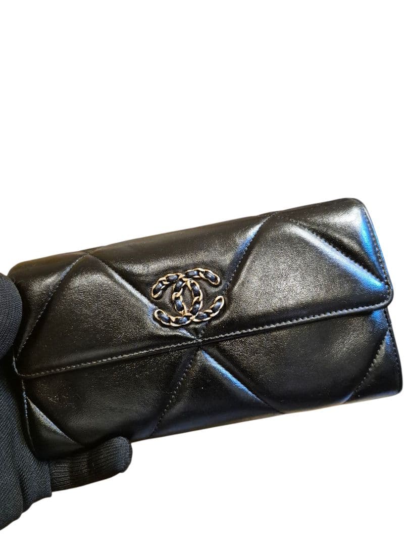 CHANEL　シャネル　ディズヌフ　マトラッセ　ラムスキン　ロングフラップ