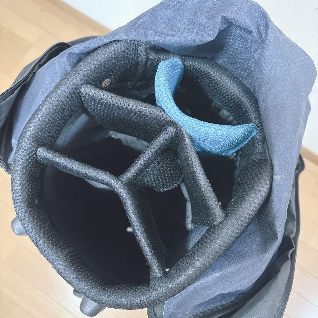 K433 SRIXON ブルー迷彩柄 スタンドキャディバッグ